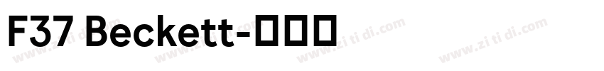 F37 Beckett字体转换 F37 Beckett字体转换